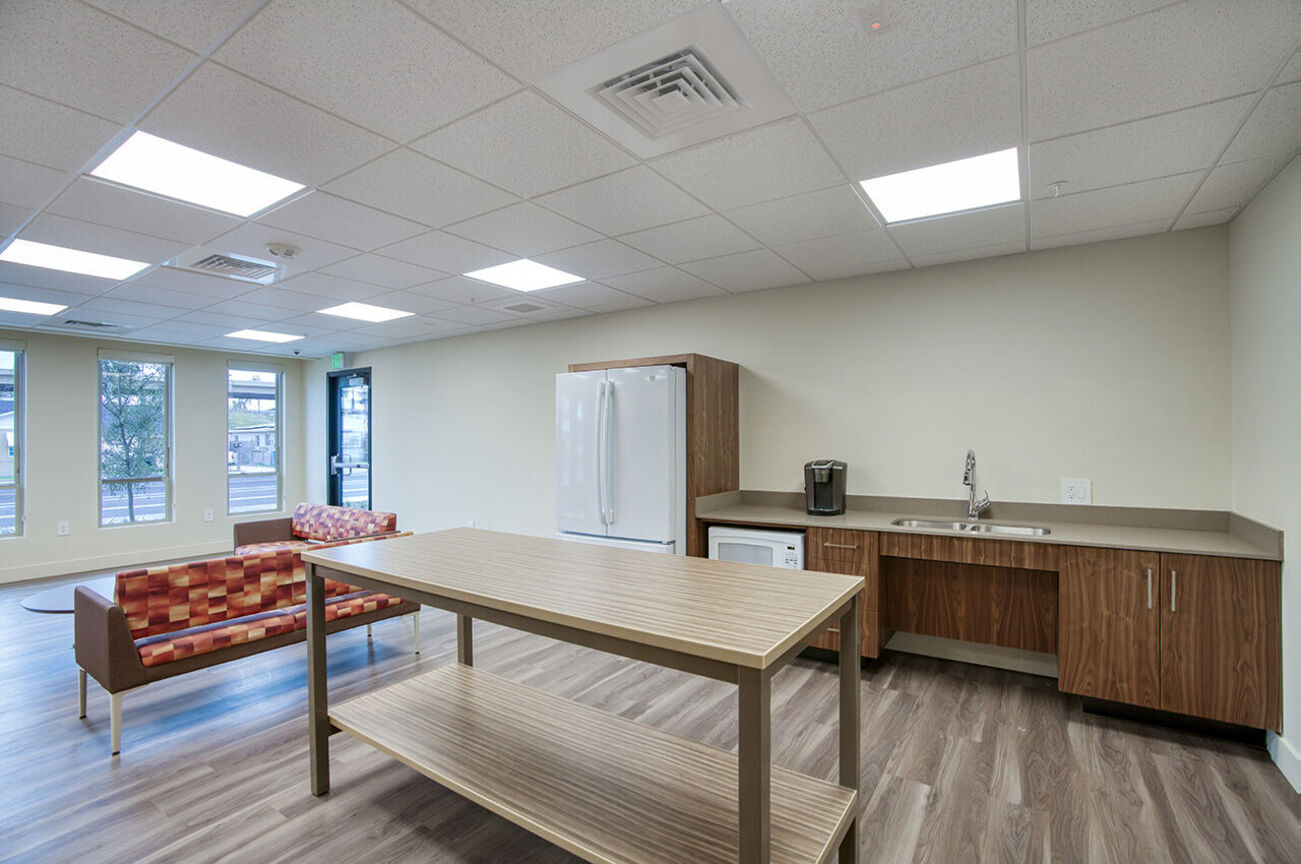 Shared interior space at Harmony at the Park I & II.