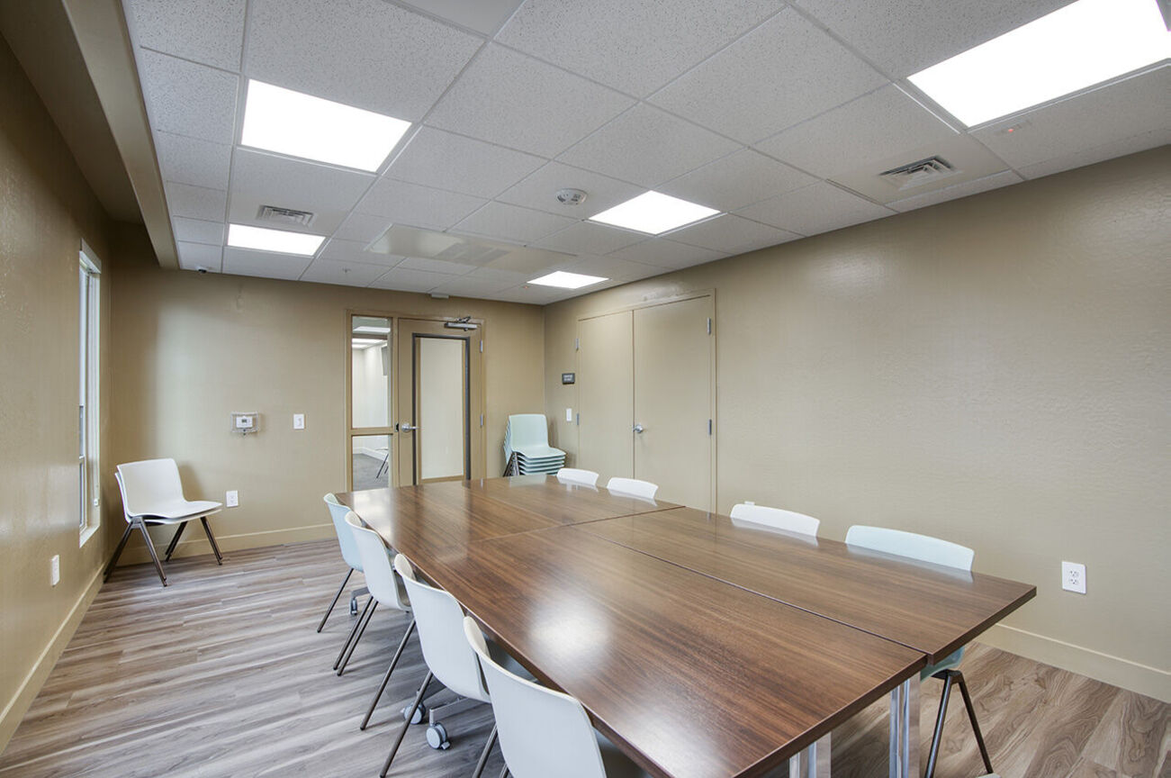 Shared interior space at Harmony at the Park I & II.