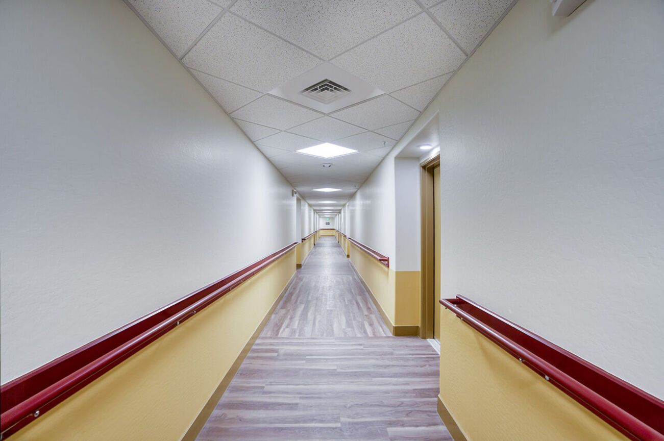 Shared interior space at Harmony at the Park I & II.