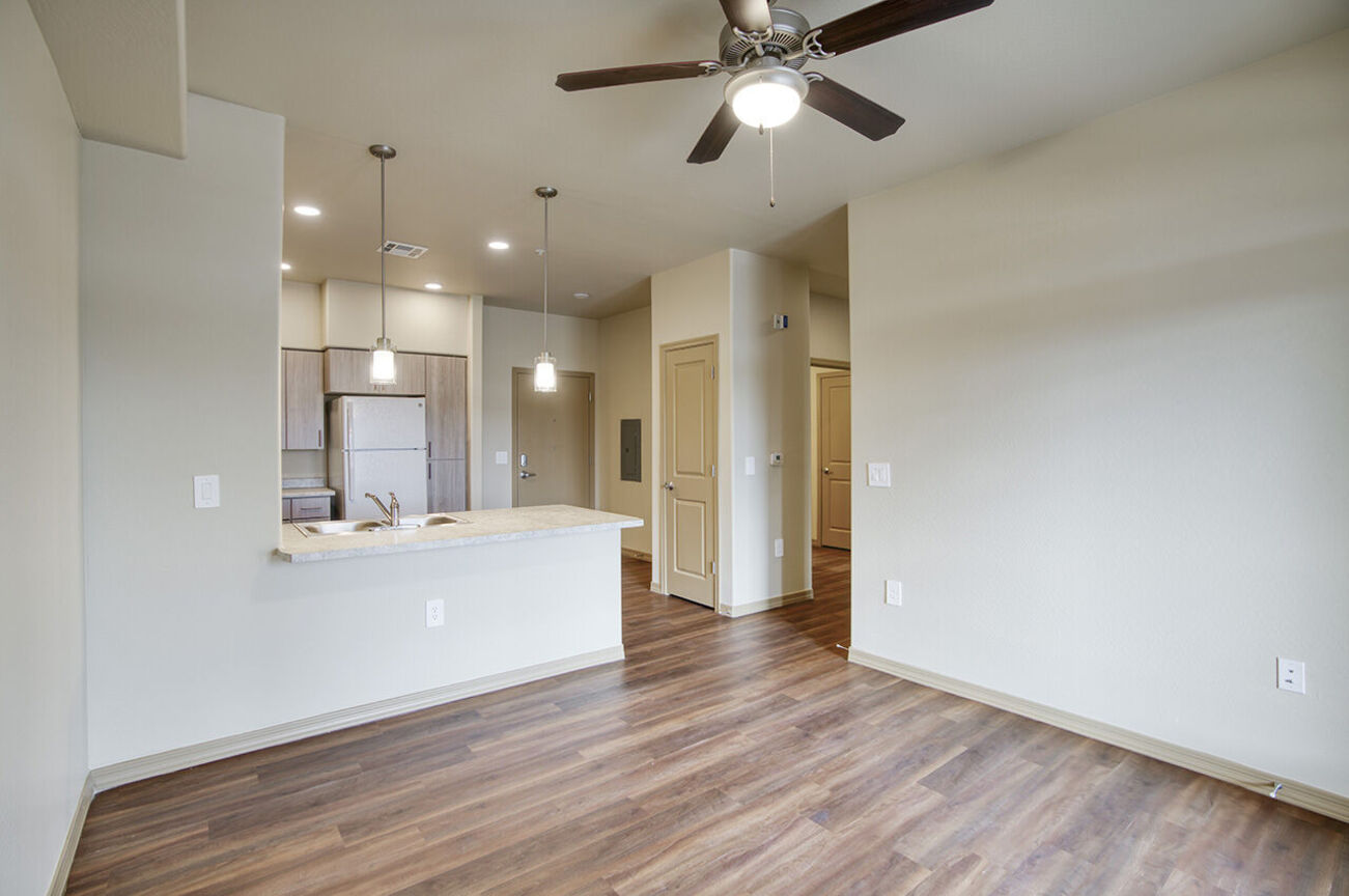 Unfurnished apartment interior at Harmony at the Park I & II.