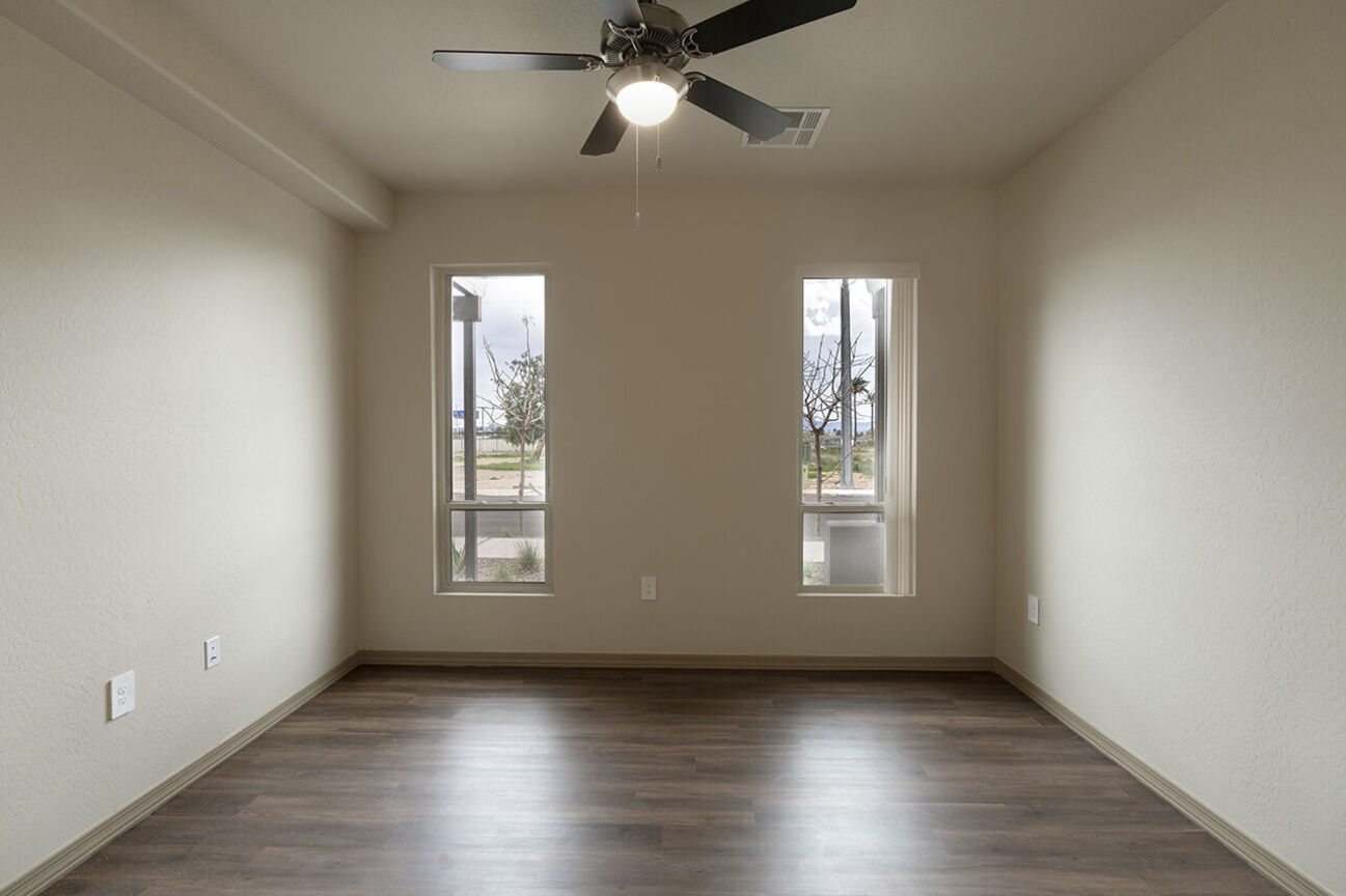 Unfurnished apartment interior at Harmony at the Park I & II.