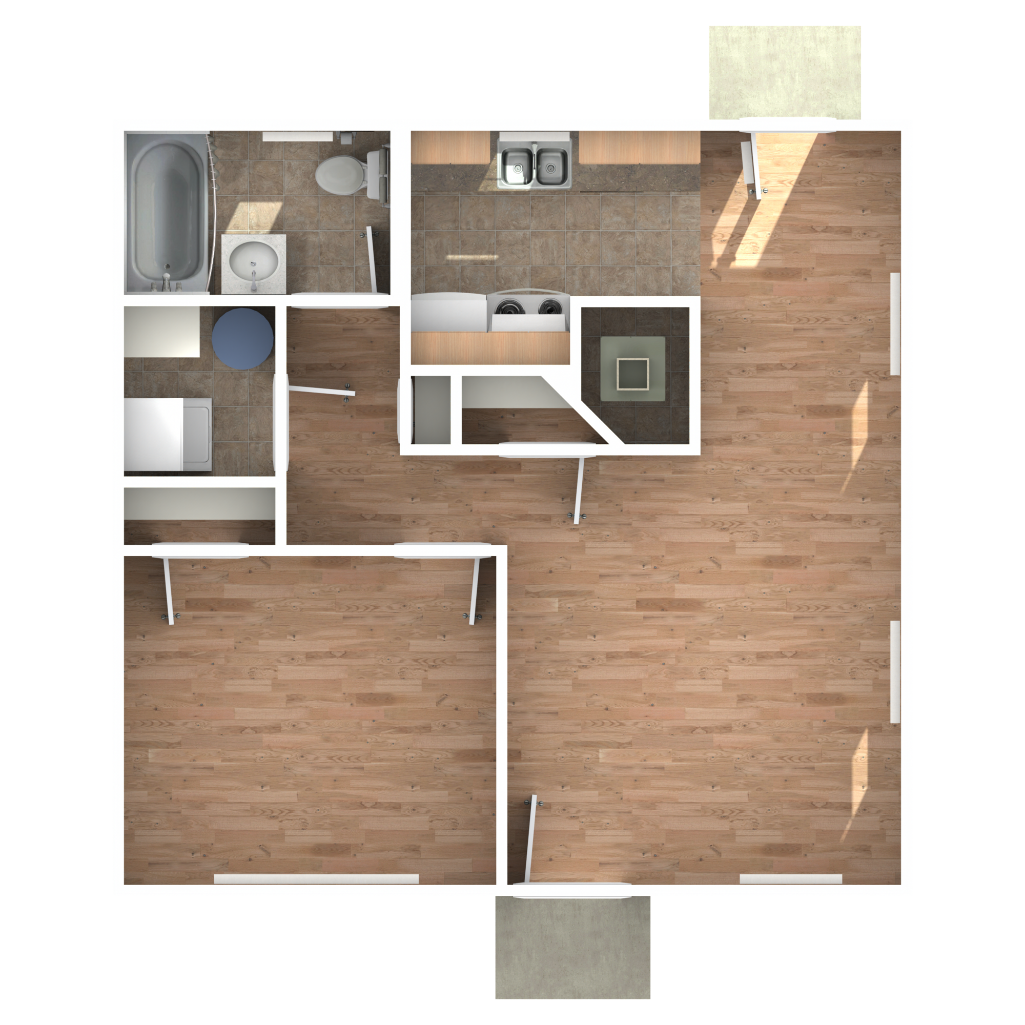 A2 - Cottages floor plan