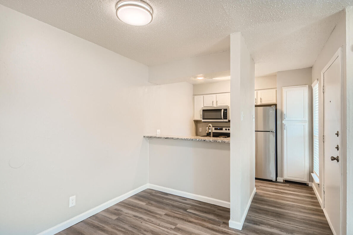 The Leighton Apartments renovated 1-bedroom interior - Plano, TX