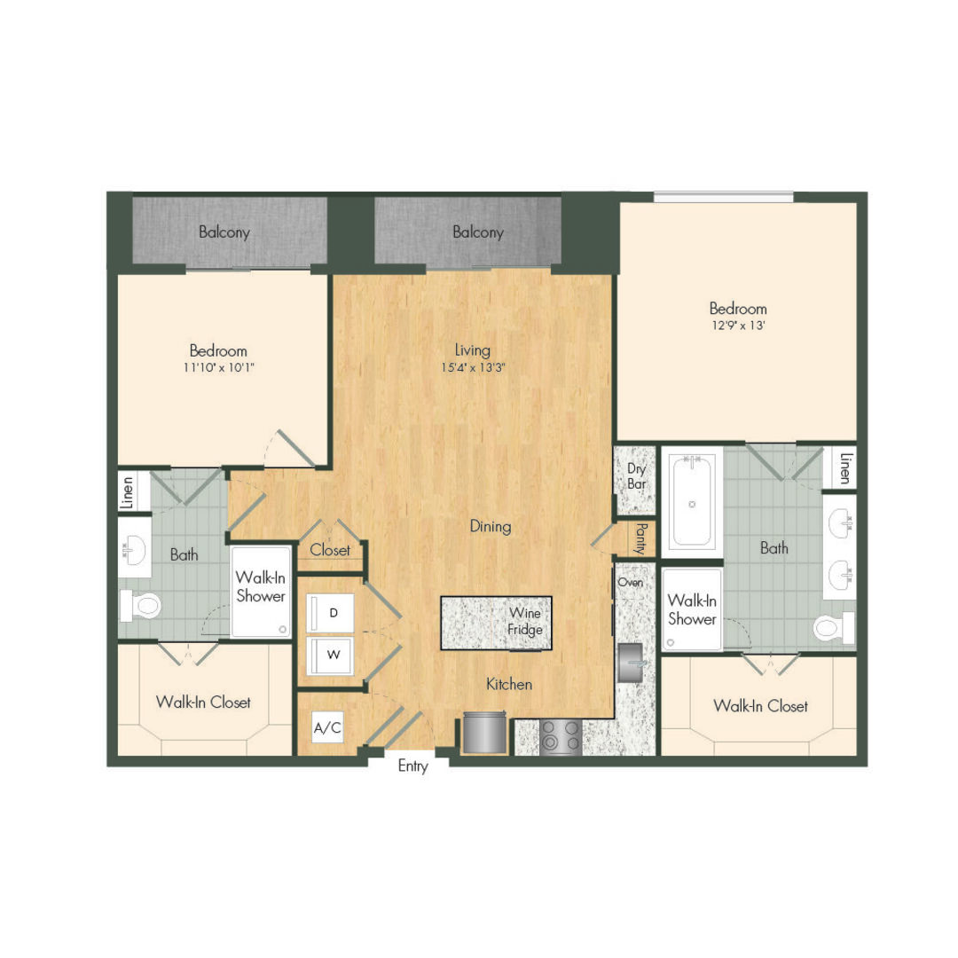 2 Bedroom Apartment – 2511 Willowick Rd #637, Houston, TX 77027