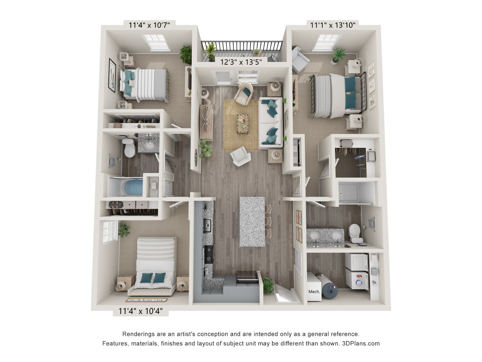 C1 floor plan