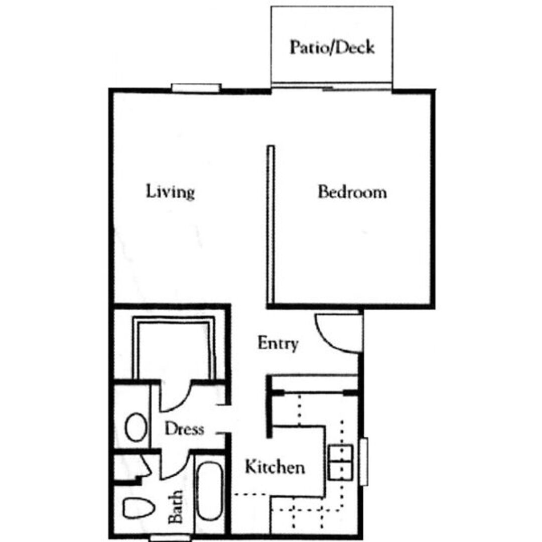 1 Bedroom Apartment – 6009 Bellaire Boulevard #224, Houston, TX 77081