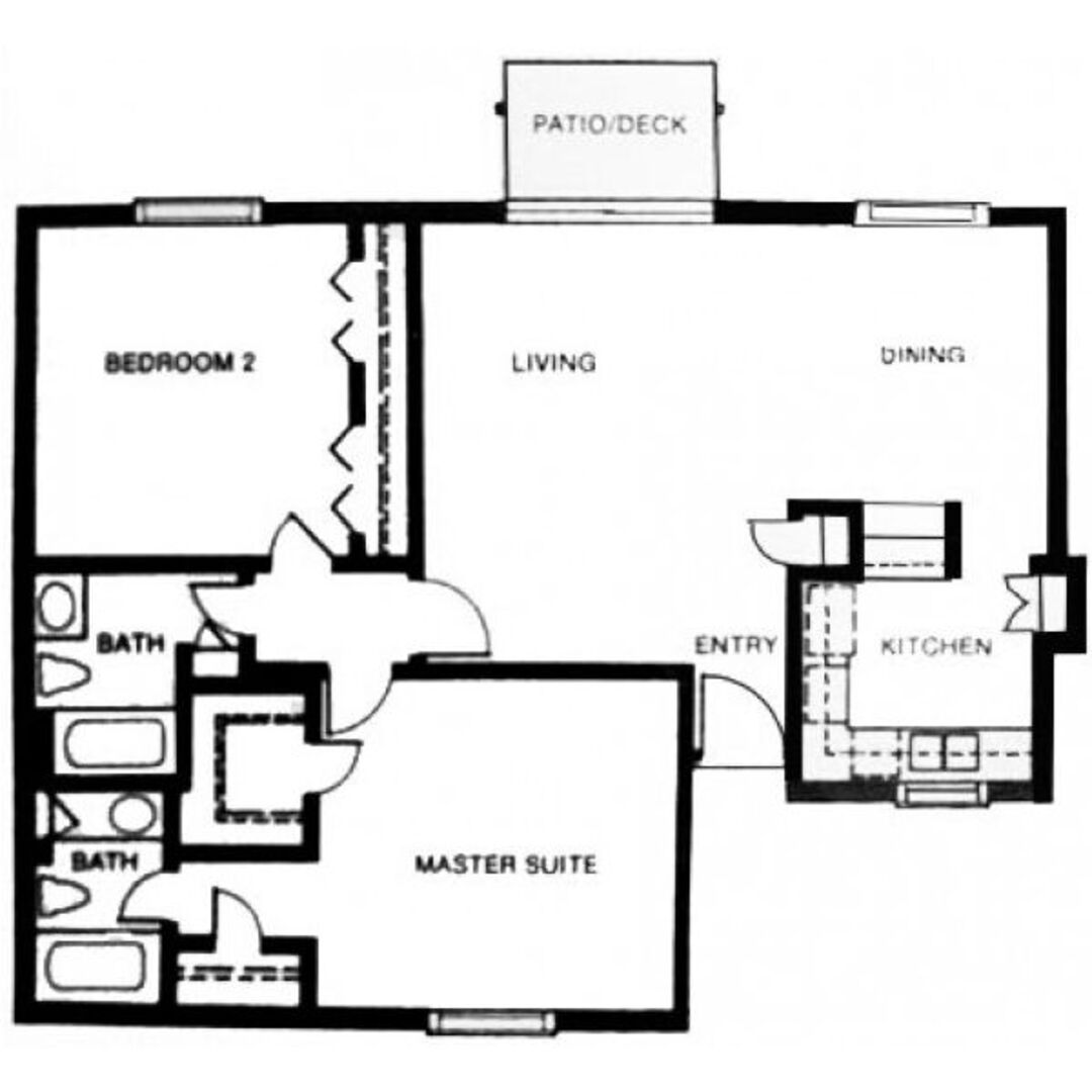 2 Bedroom Apartment – 6009 Bellaire Boulevard #140, Houston, TX 77081