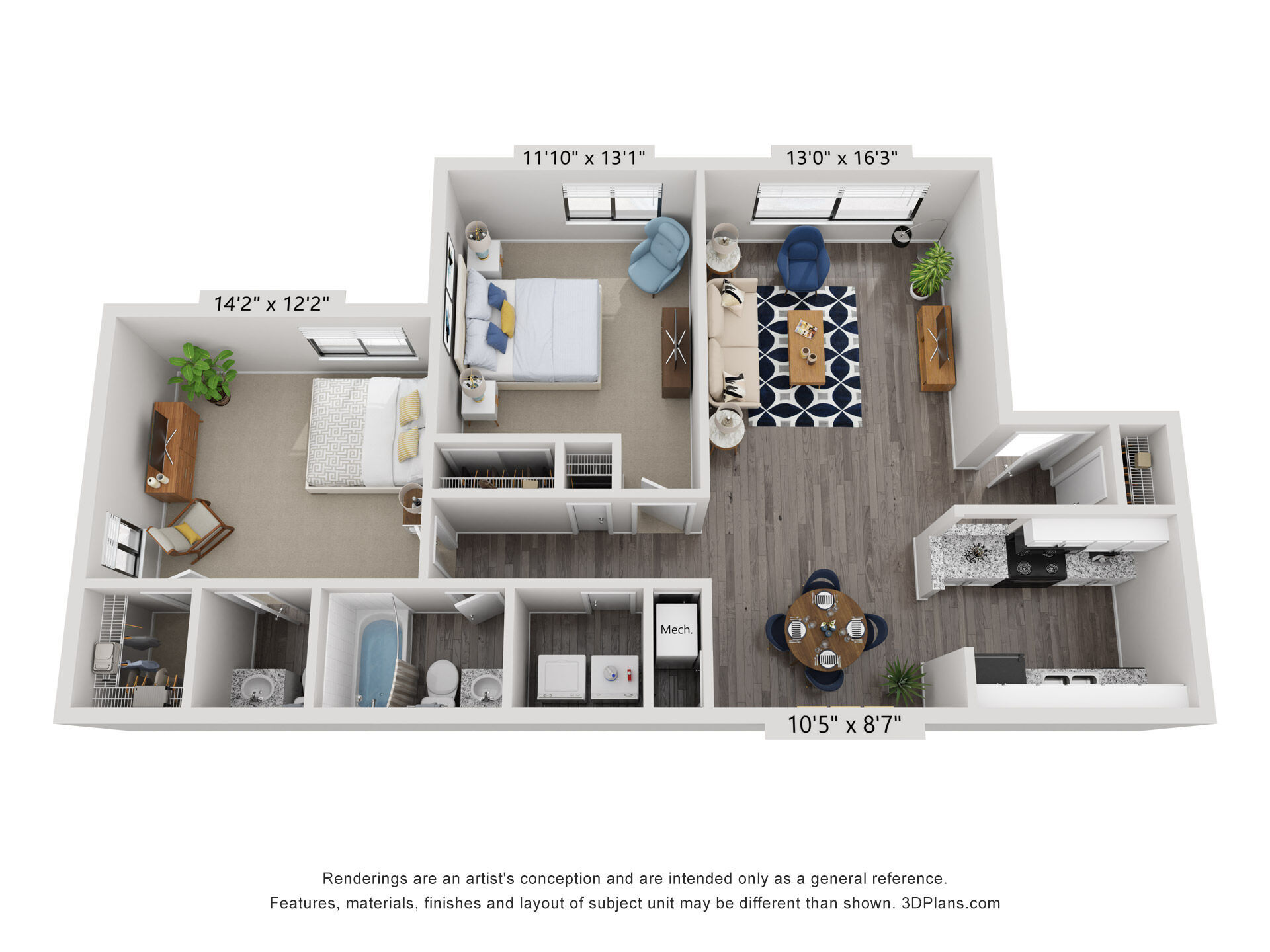 The Creekside floor plan