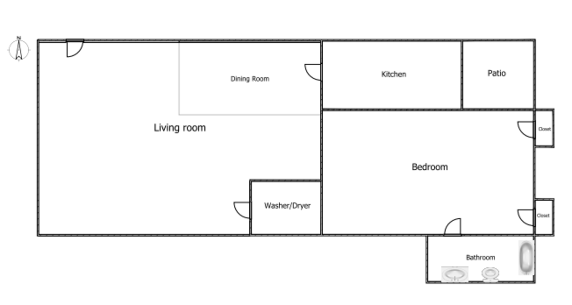 1 Bedroom Apartment – 7900 Locke Lee Lane #9206, Houston, TX 77063