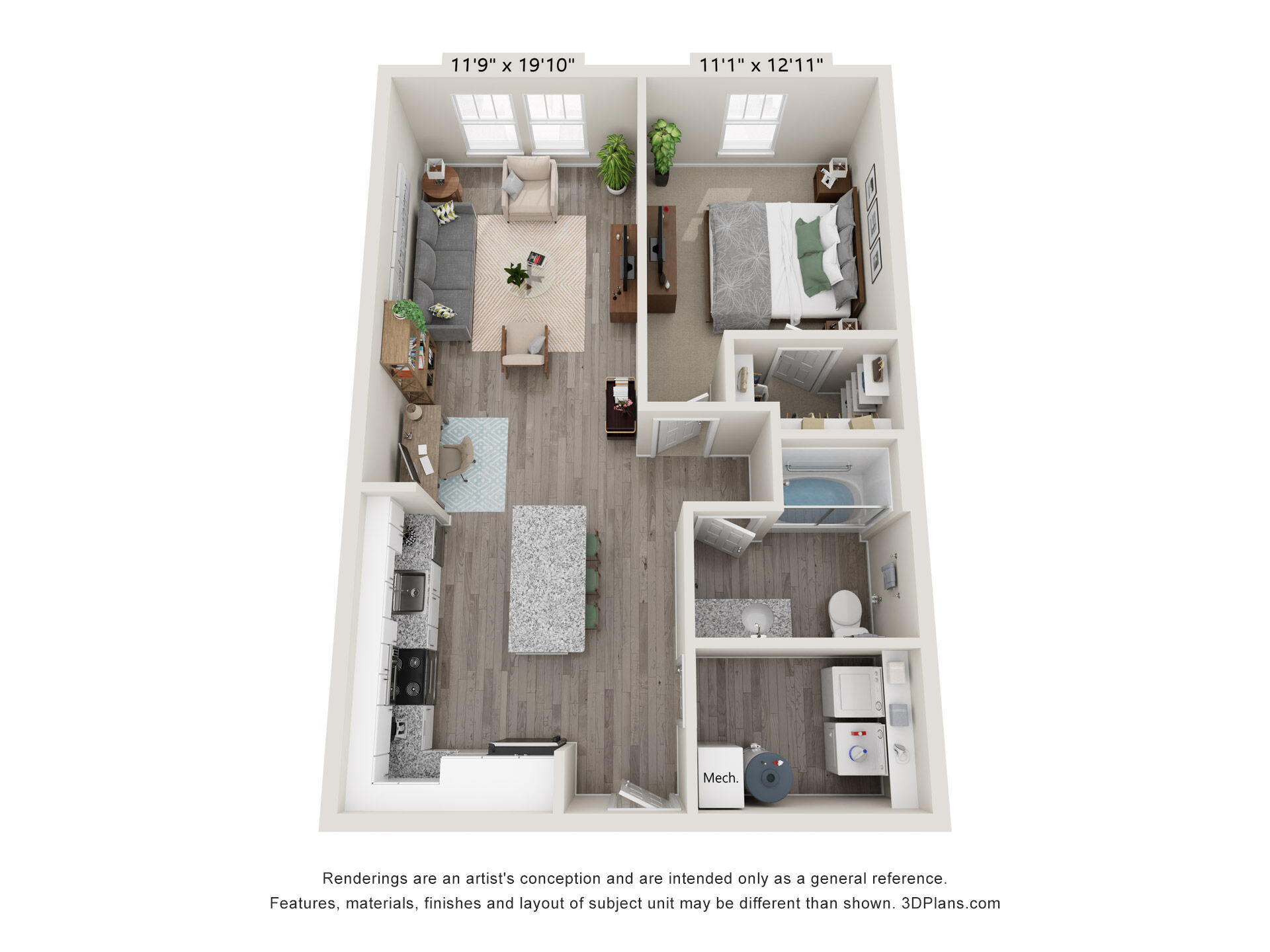 A2 floor plan