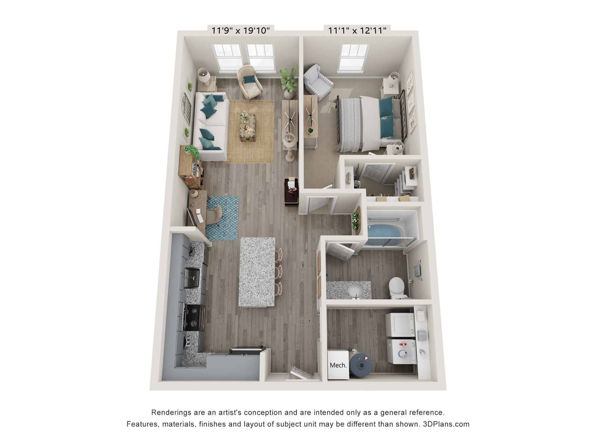 A2 floor plan