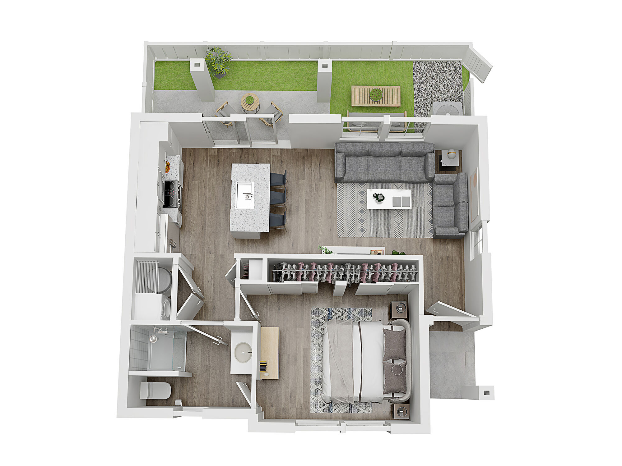 Serene floor plan