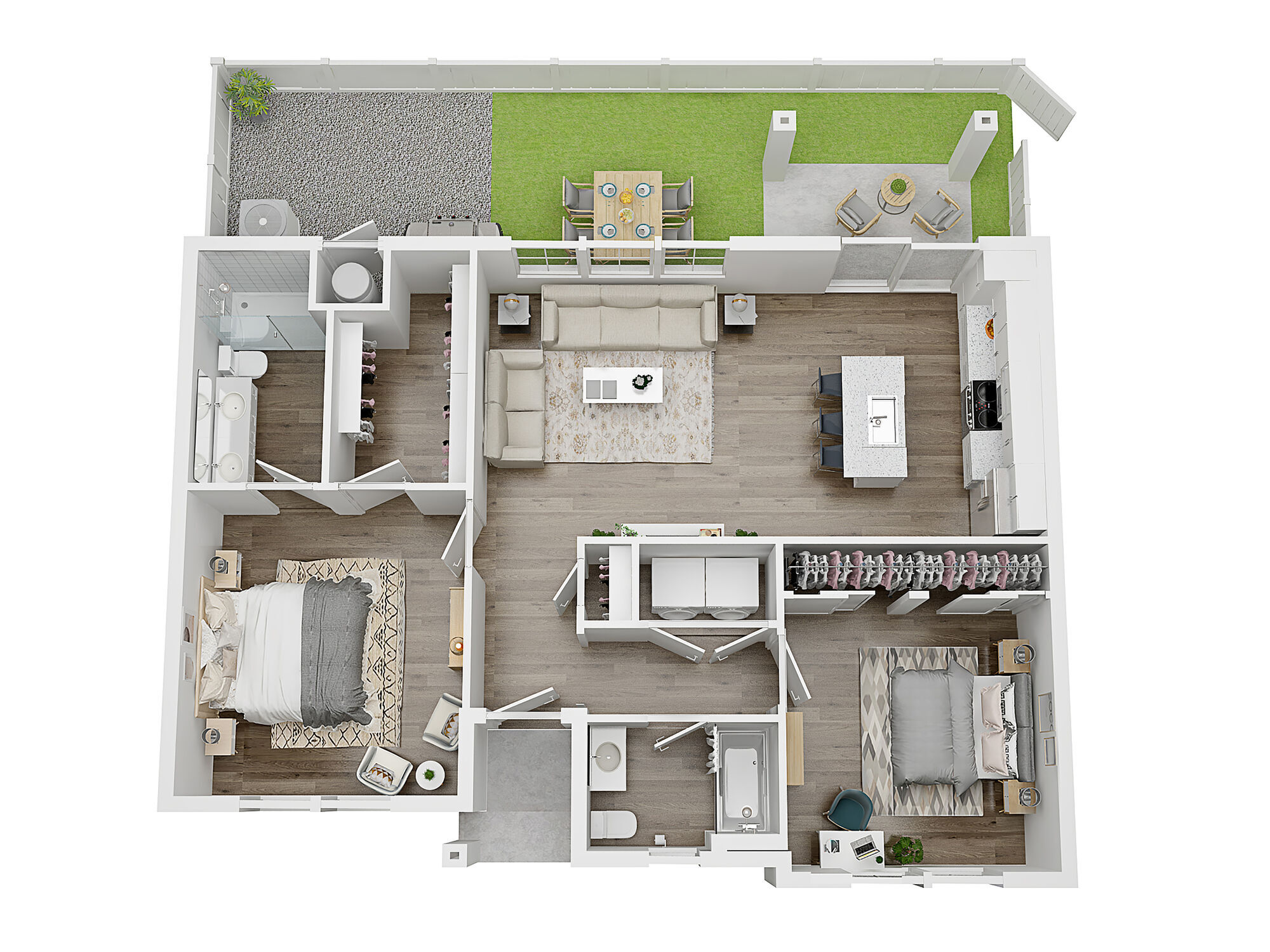 Tranquil floor plan