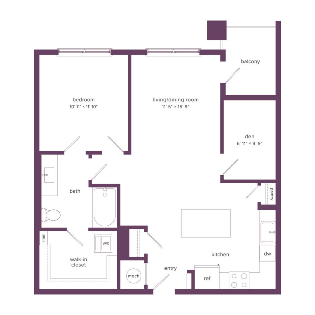 1 Bedroom Apartment – 9300 Delk Drive   #7207, Covington, GA 30014