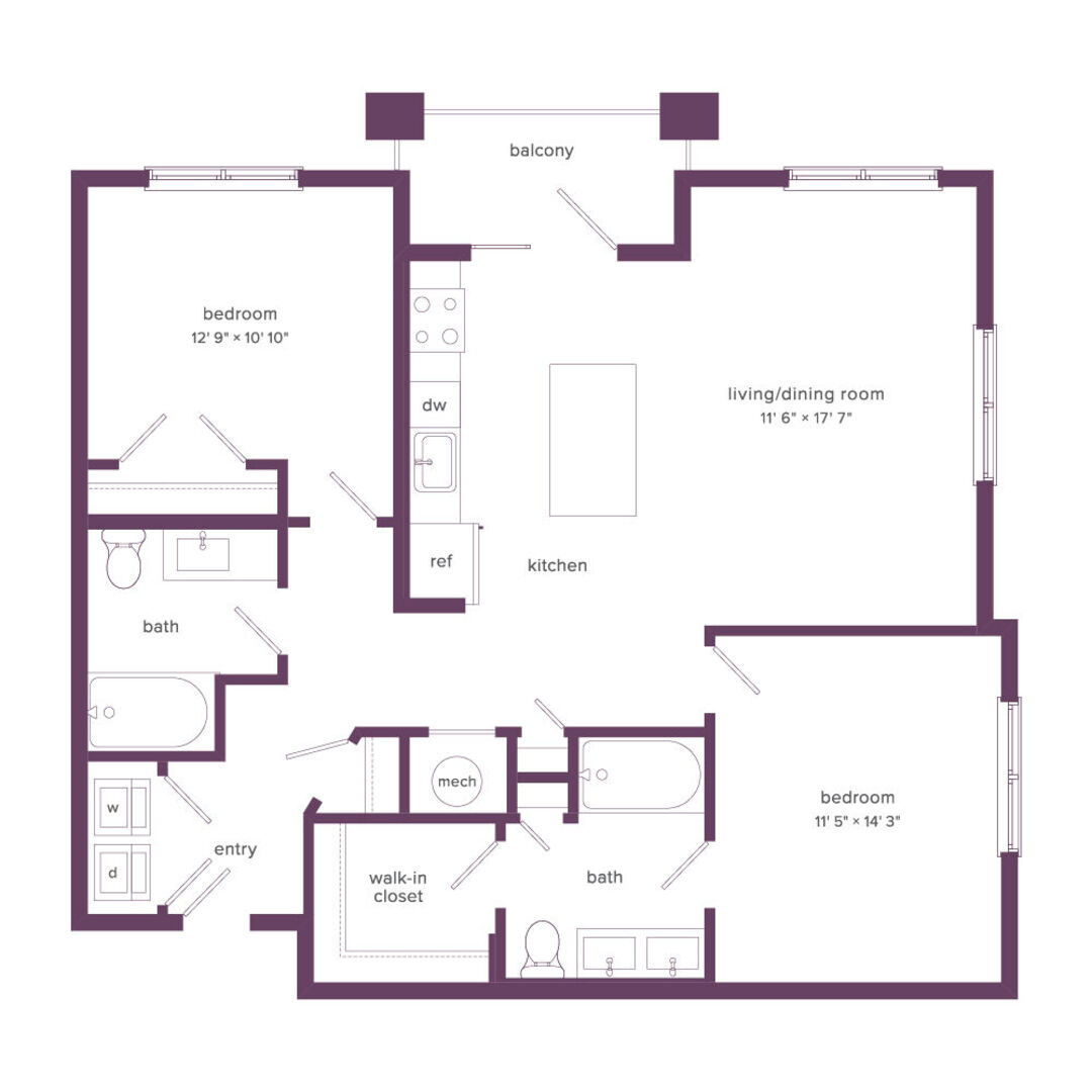 2 Bedroom Apartment – 9300 Delk Drive   #7201, Covington, GA 30014