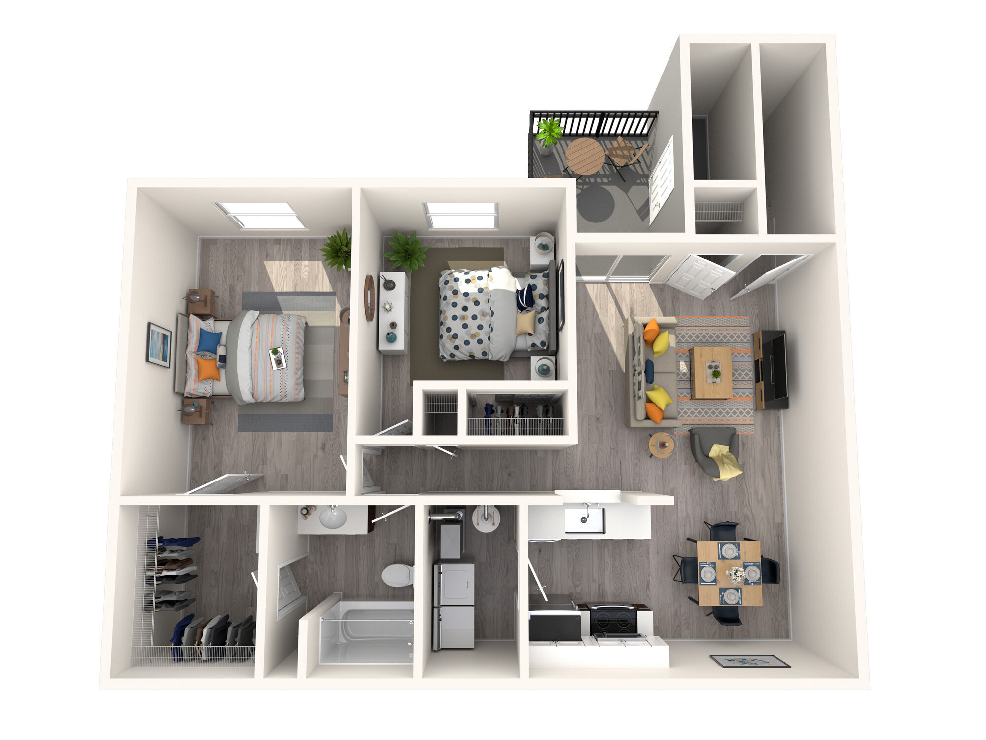 2x1 East New floor plan