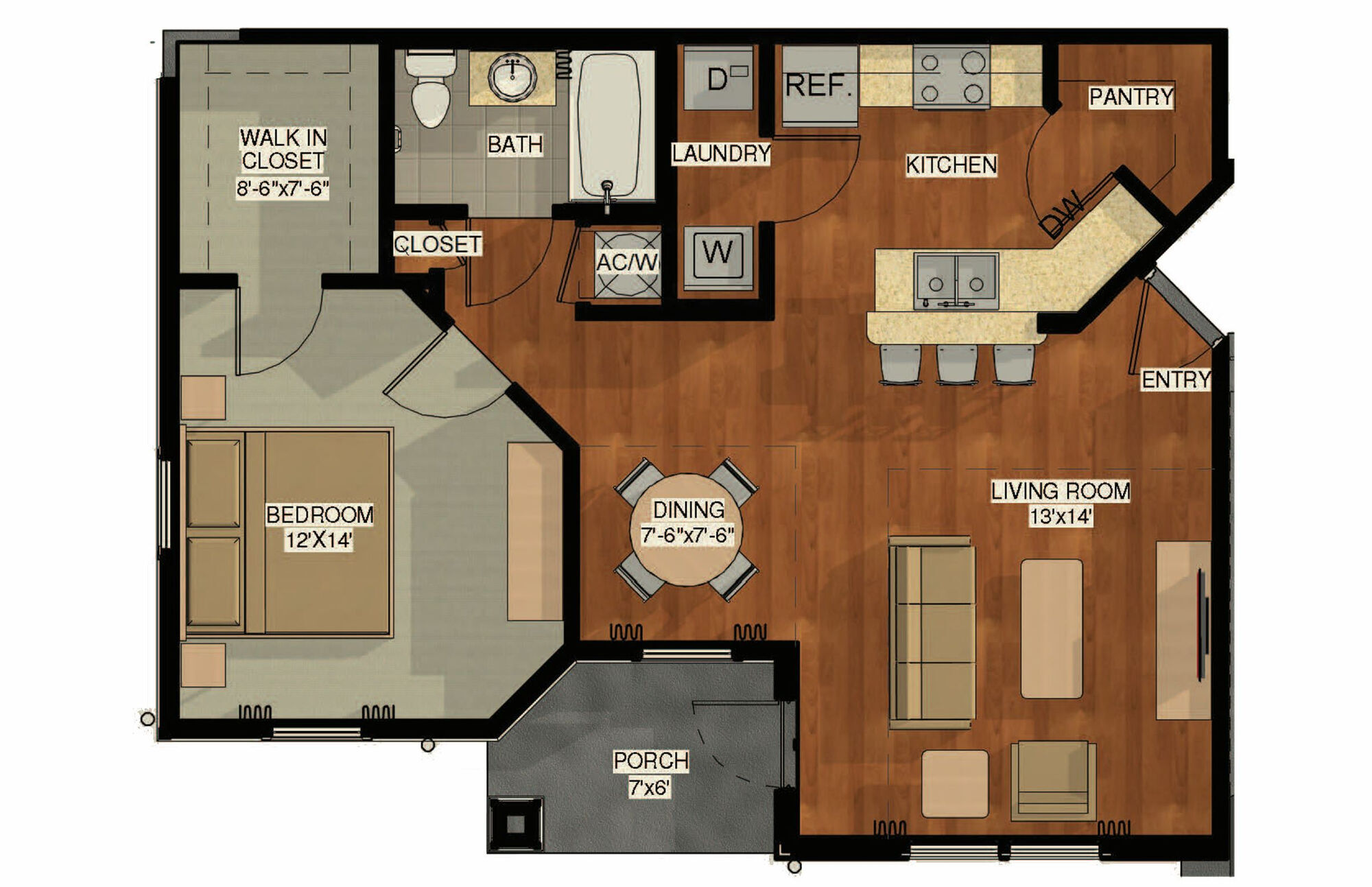 A1 floor plan