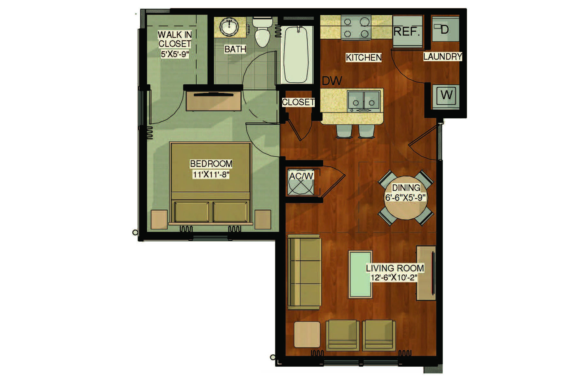 A2 floor plan