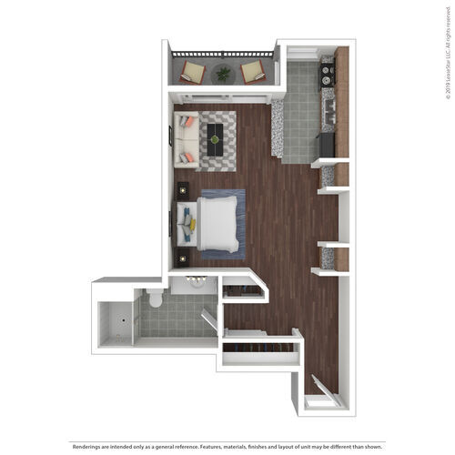 E1 floor plan