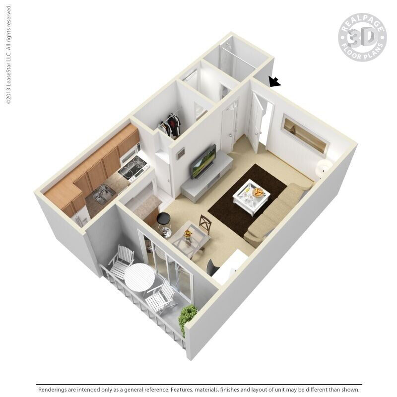 Studio floor plan