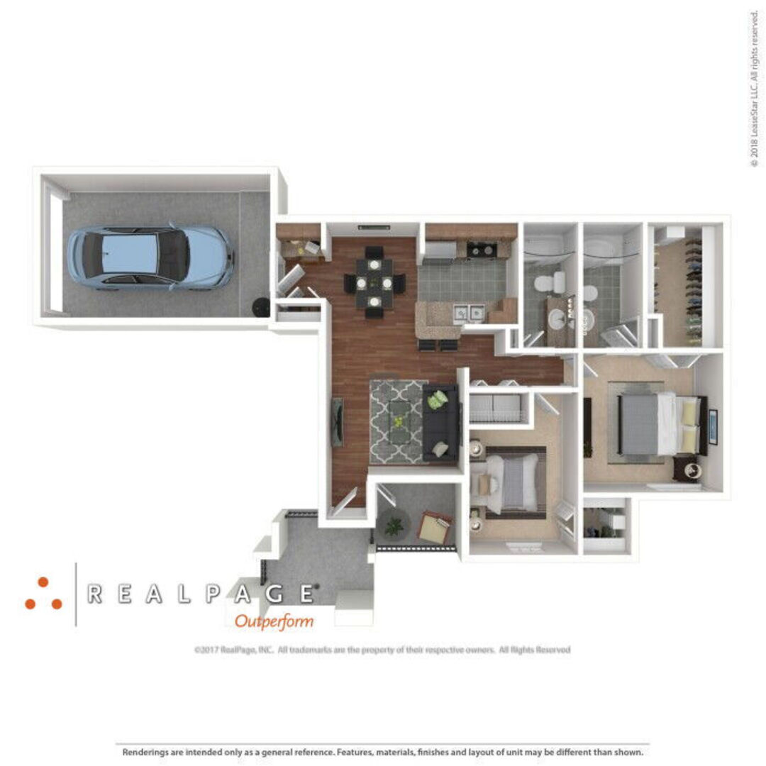 2 Bedroom Apartment – 20100 Park Row Dr  #1201, Katy, TX 77449