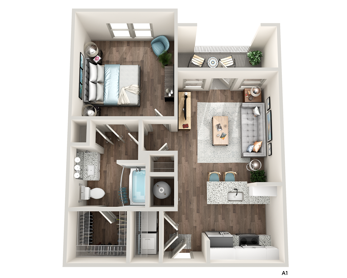 A1 floor plan