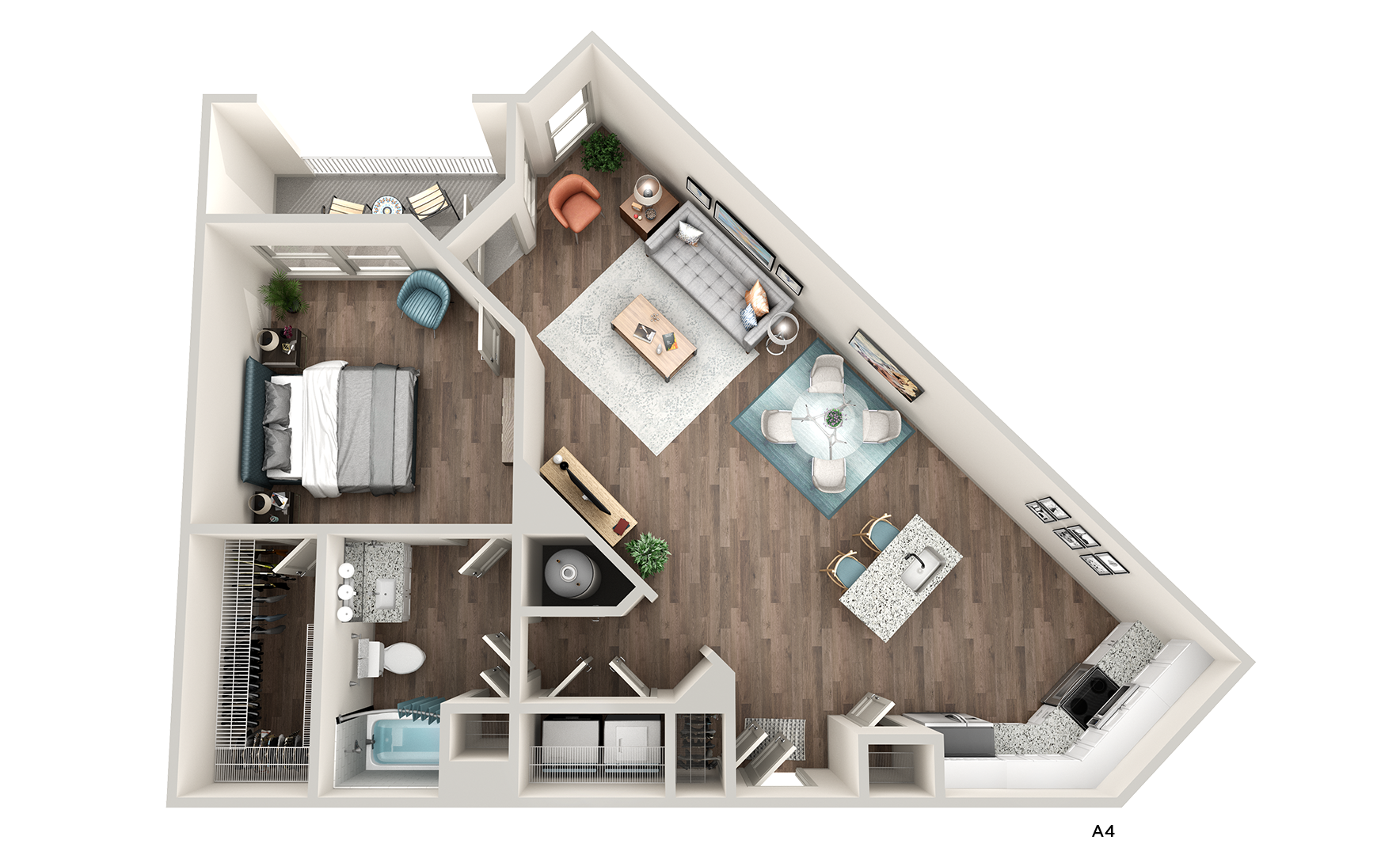 A4 floor plan