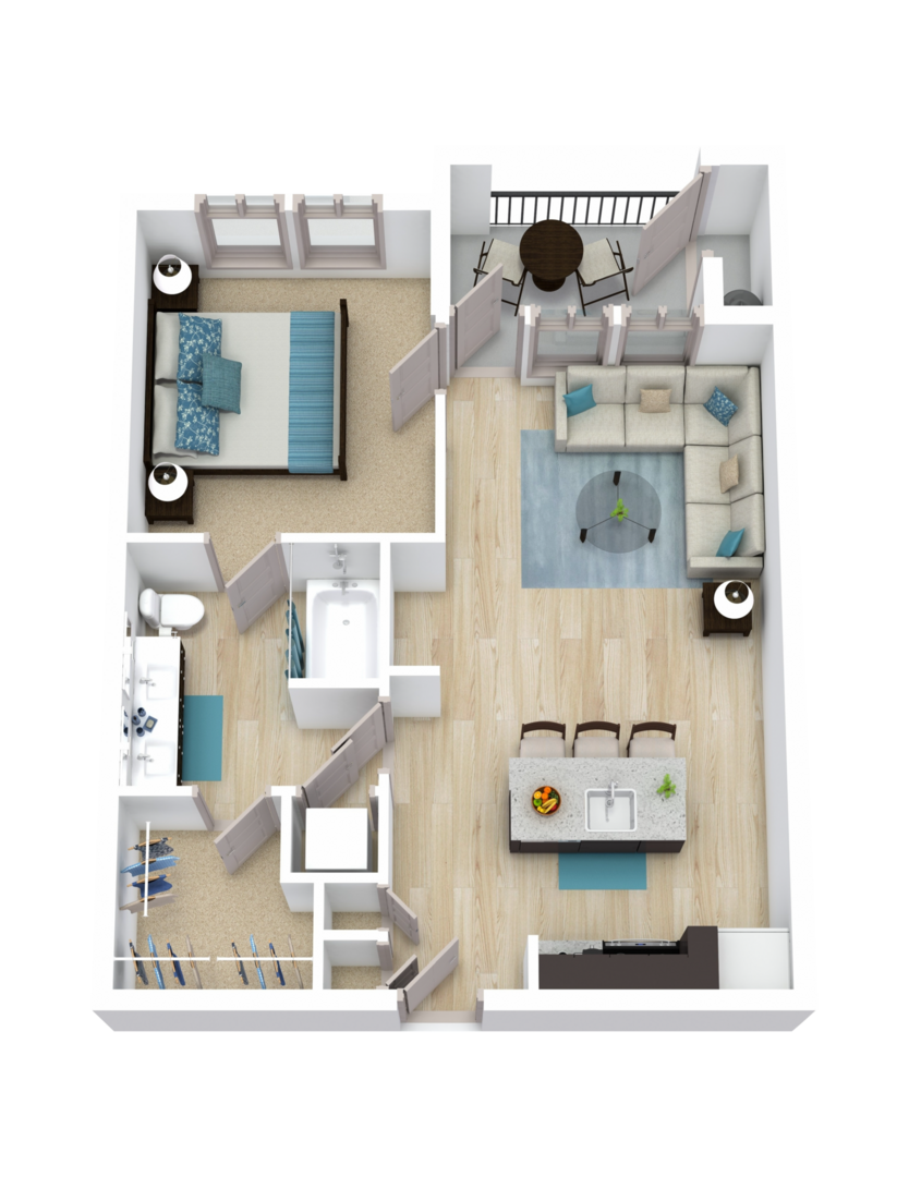 1 Bedroom Apartment – 3640 Harmony Commons Drive #5302, Spring, TX 77386