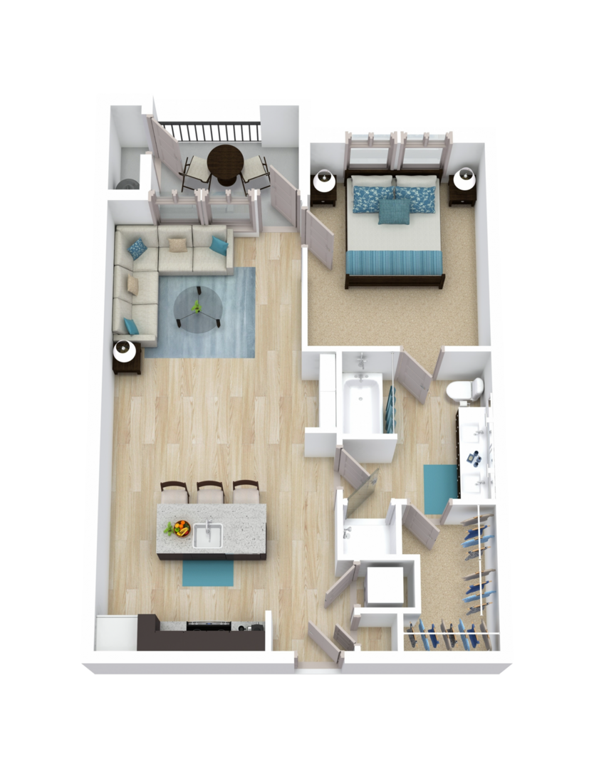 1 Bedroom Apartment – 3640 Harmony Commons Drive #5305, Spring, TX 77386