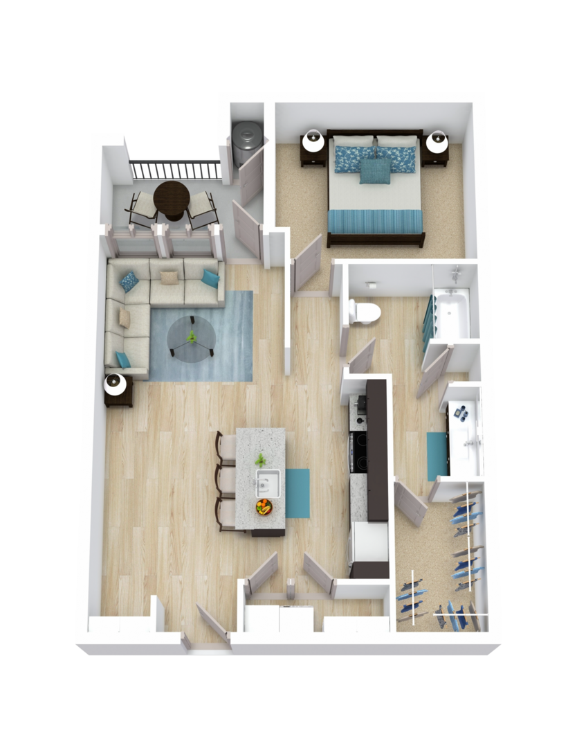 1 Bedroom Apartment – 3640 Harmony Commons Drive #4301, Spring, TX 77386