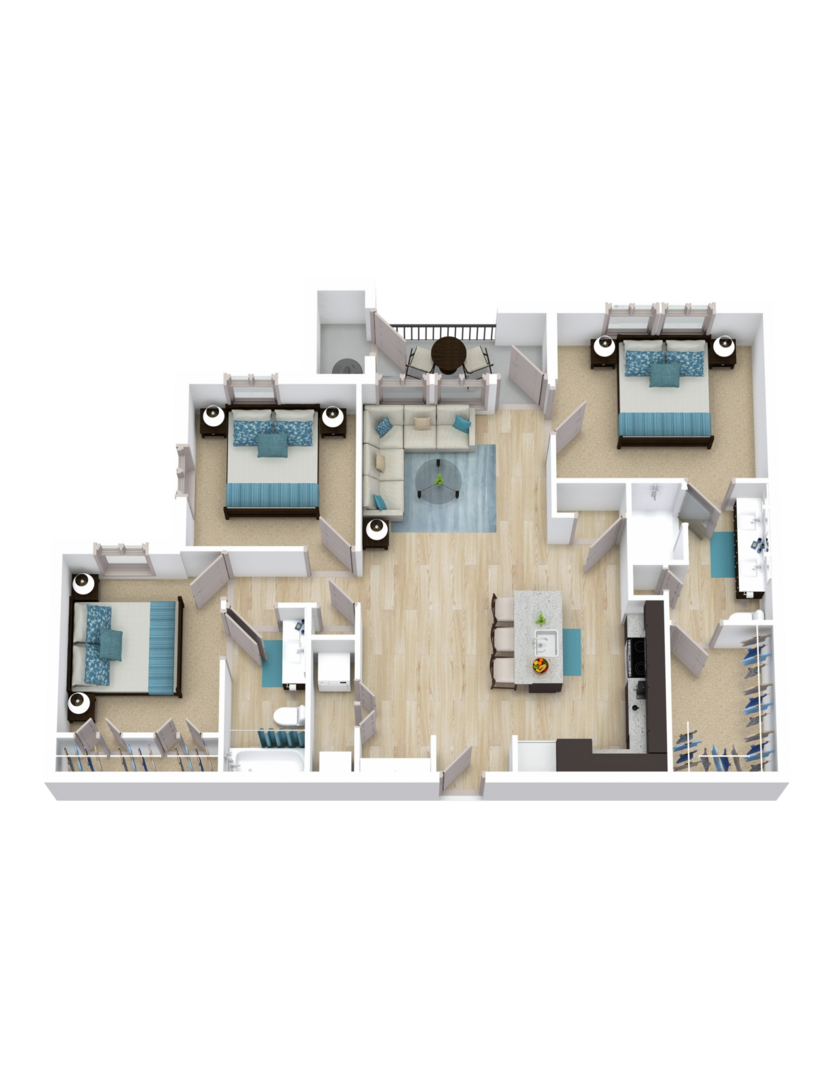 2 Bedroom Apartment – 3640 Harmony Commons Drive #5312, Spring, TX 77386