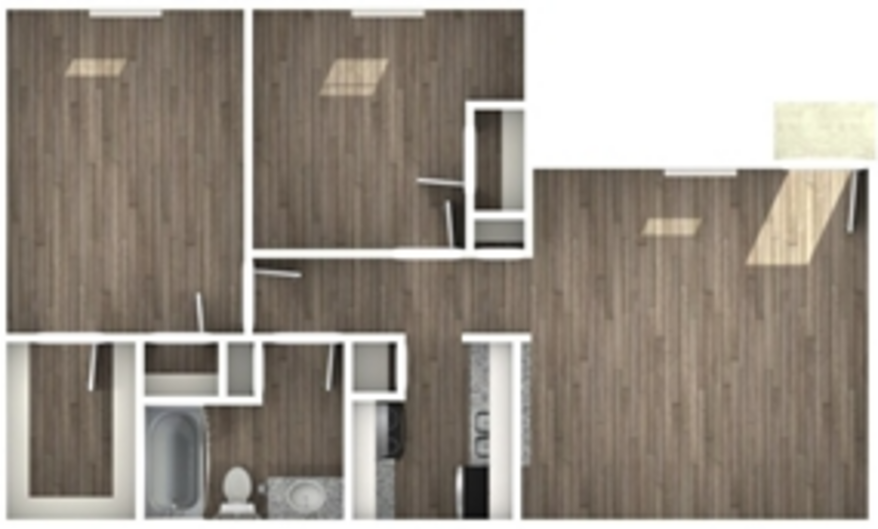 2 Bedroom Apartment – 1239 Bay Area Boulevard #1707, Houston, TX 77058
