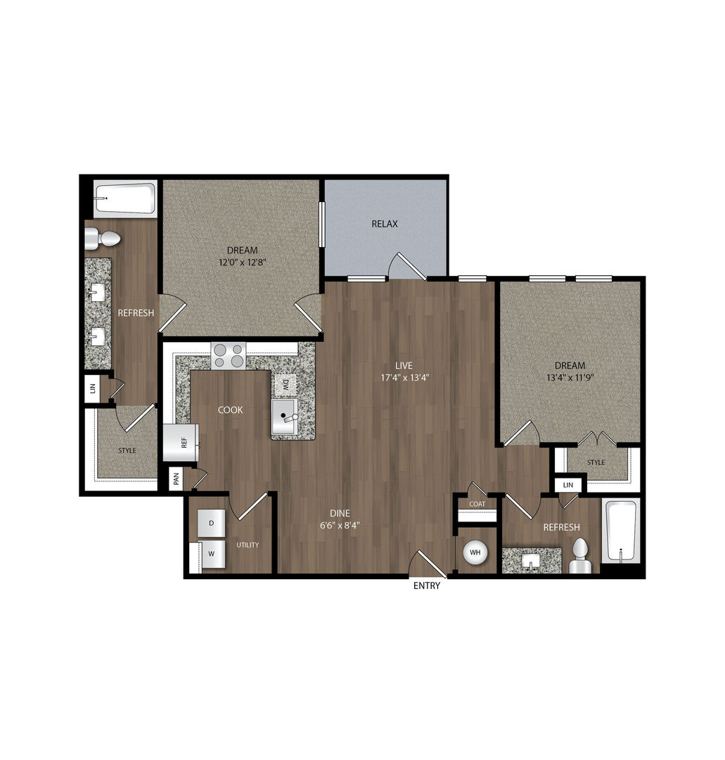 2 Bedroom Apartment – 800 N. FM 3083 Rd. W. #8304, Conroe, TX 77303