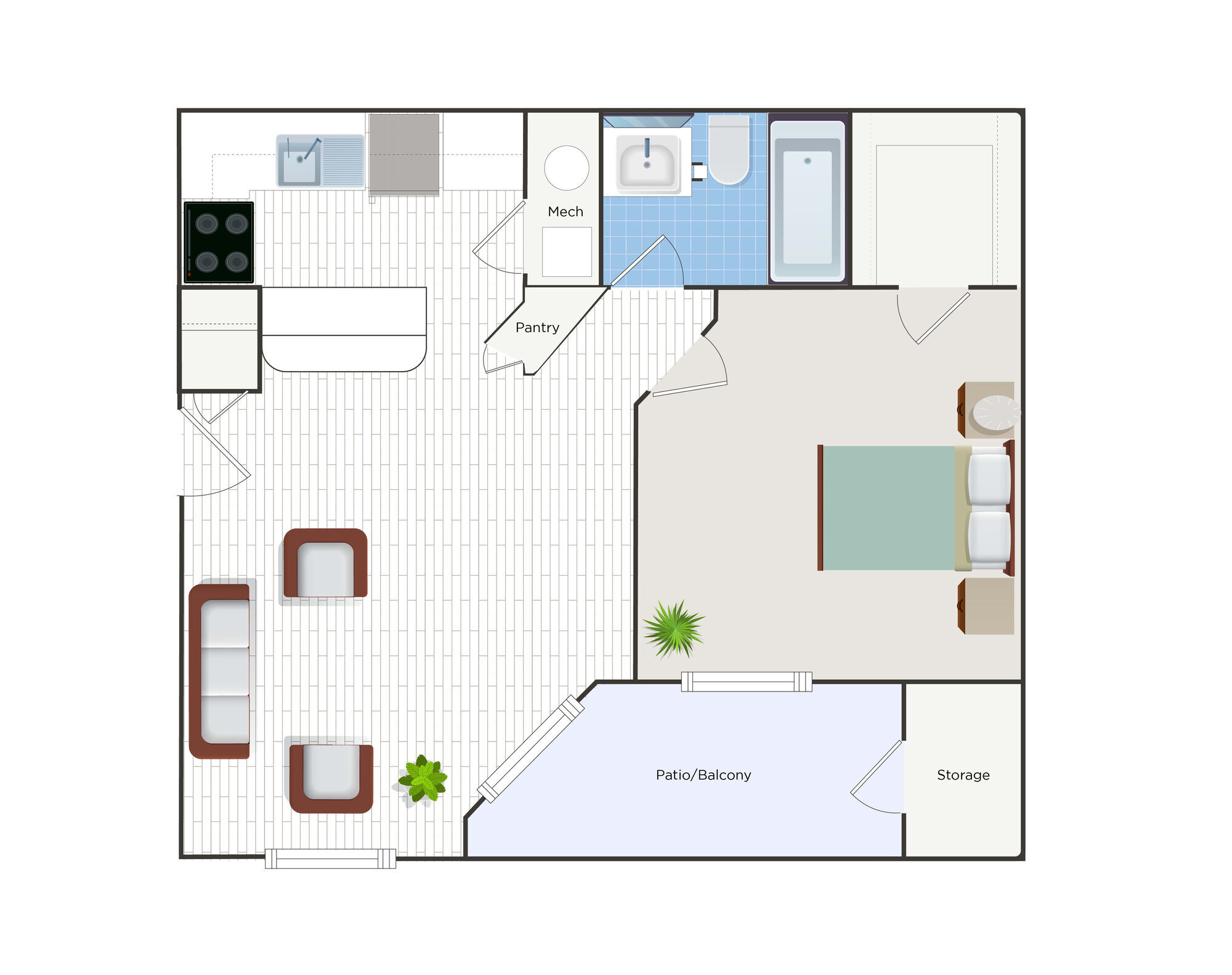 A1 floor plan