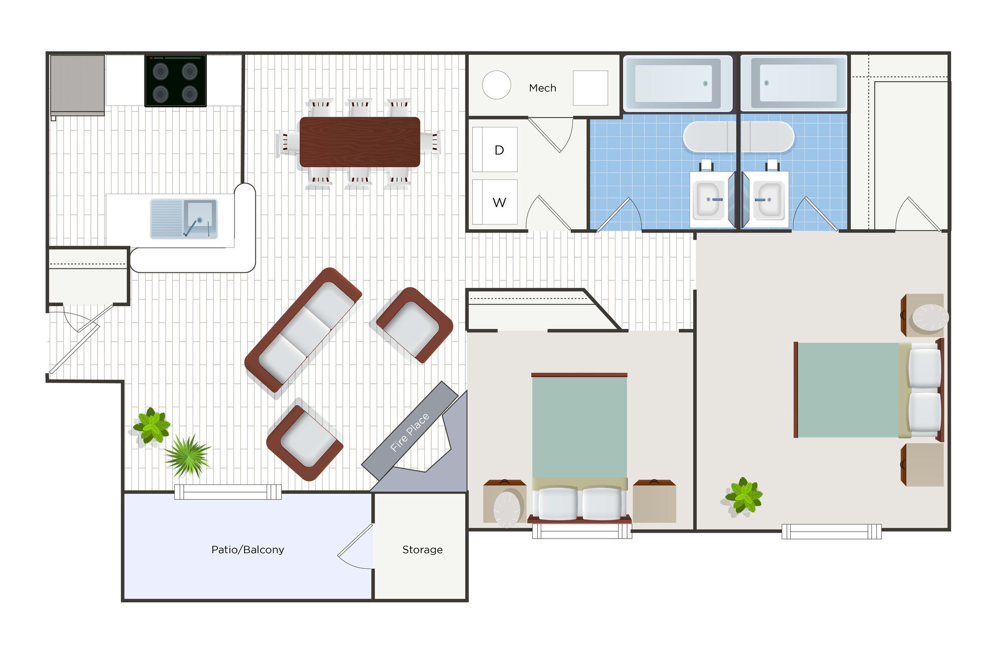 B2 floor plan