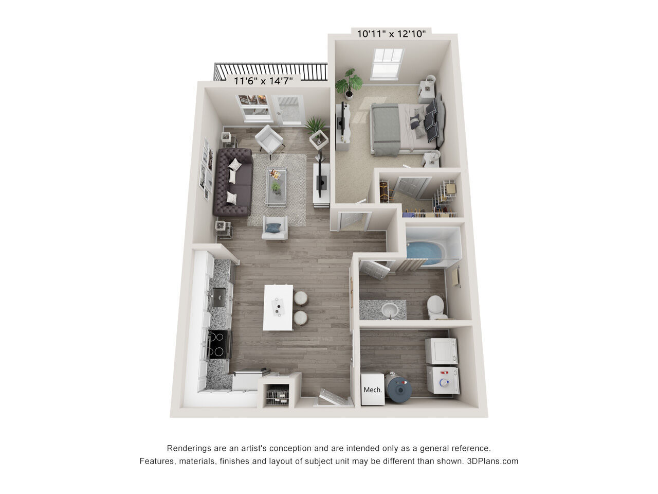 A1 floor plan