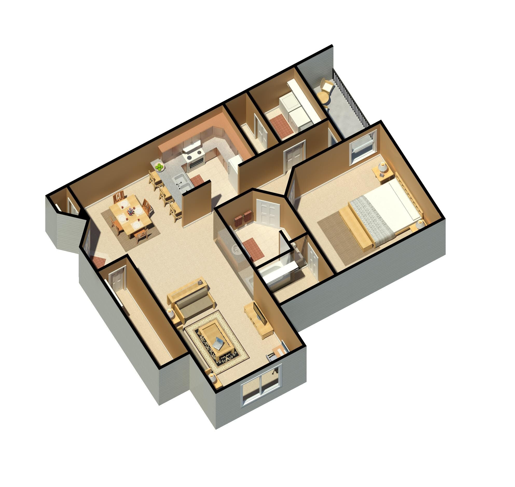 A2 - Renovated floor plan
