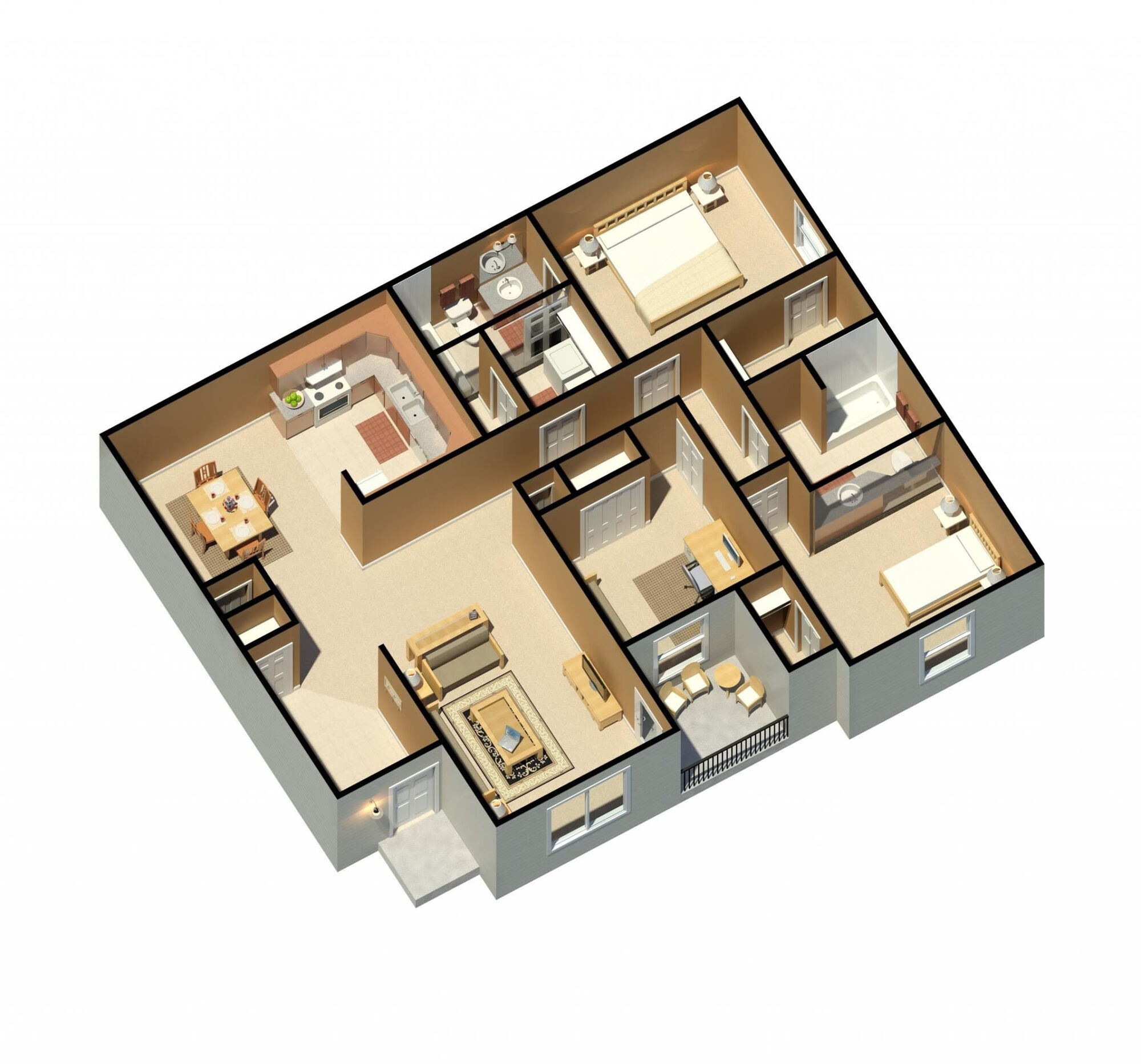C1 - Classic floor plan