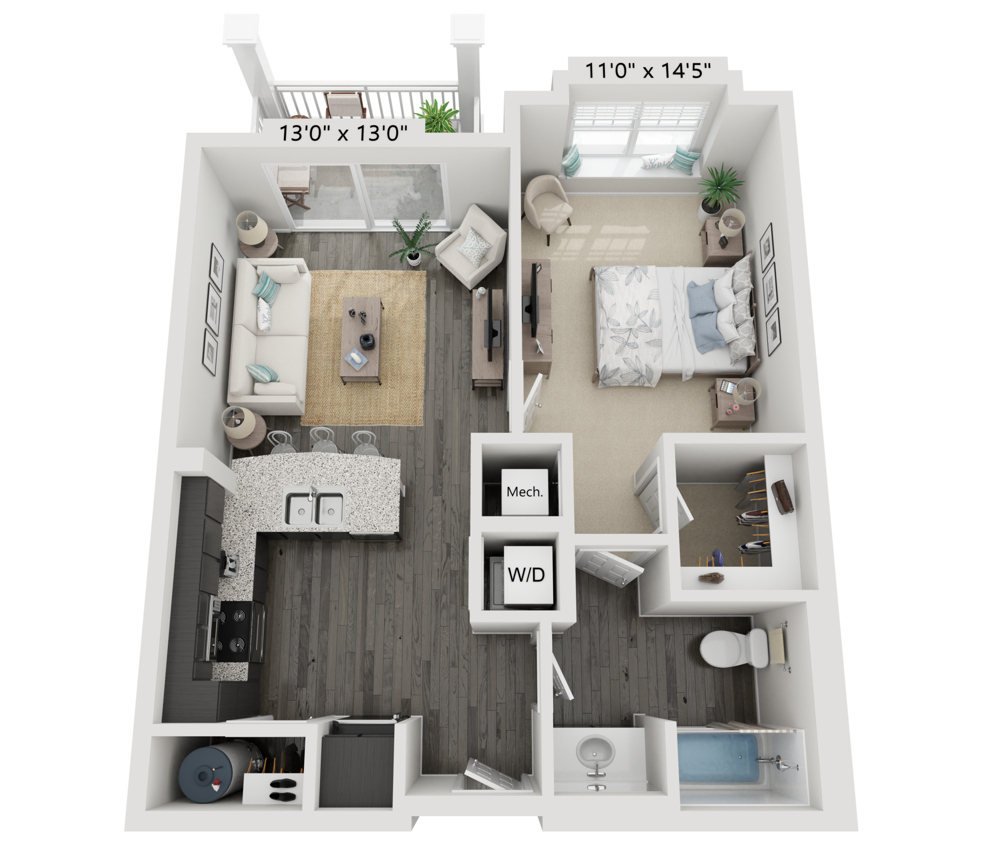 Bow floor plan