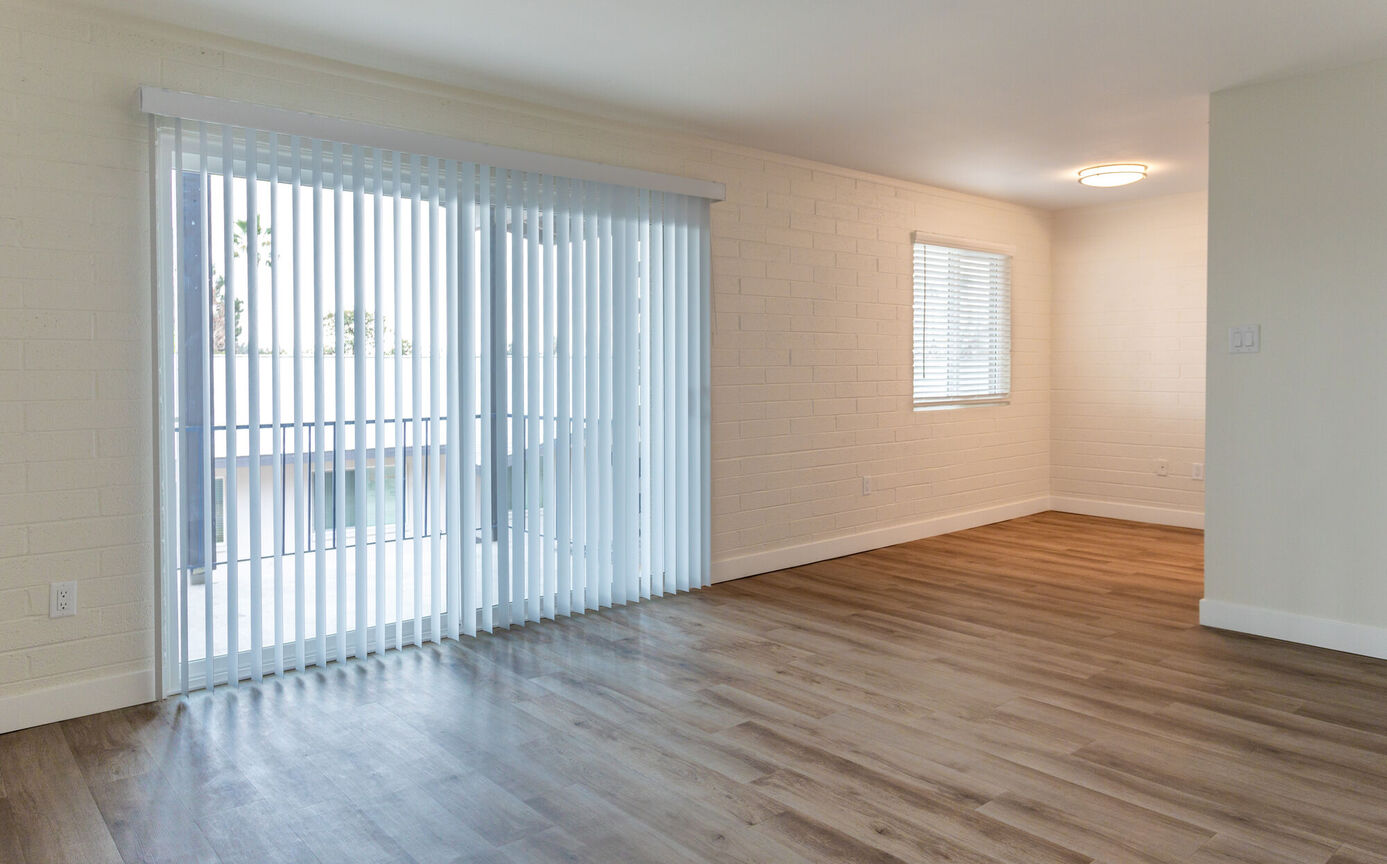 Unfurnished apartment interior at Phoenix Manor.