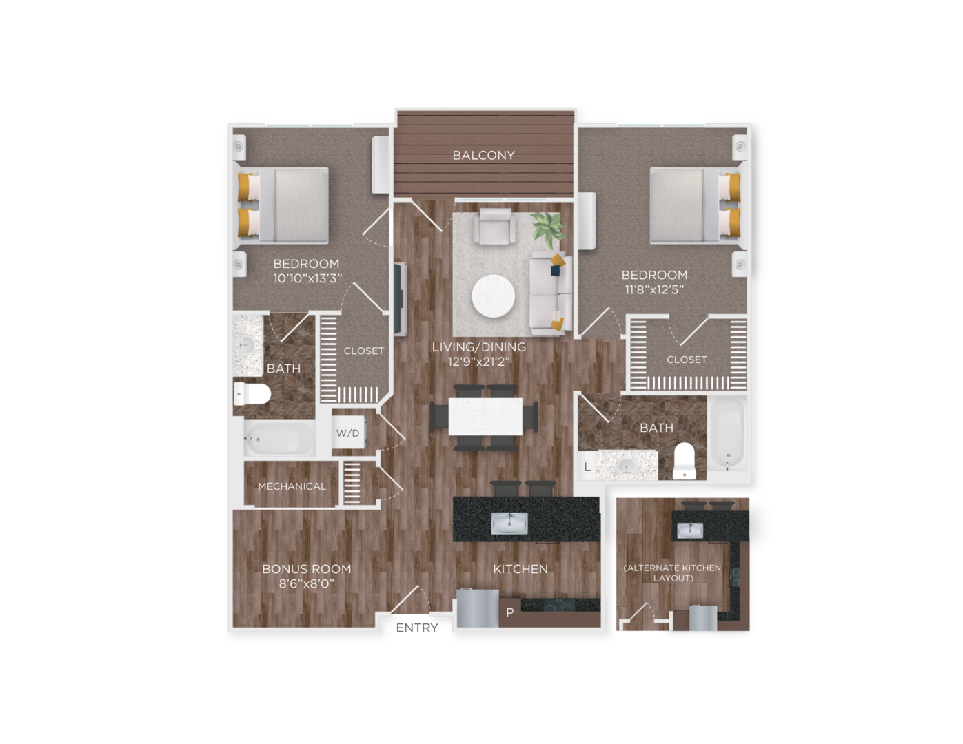 2 Bedroom Apartment – 8151 Robinson Jefferson Drive #8181-410, Elkridge, MD 21075