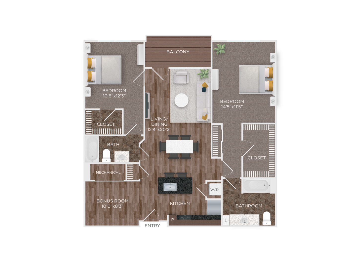 2 Bedroom Apartment – 8151 Robinson Jefferson Drive #8181-105, Elkridge, MD 21075