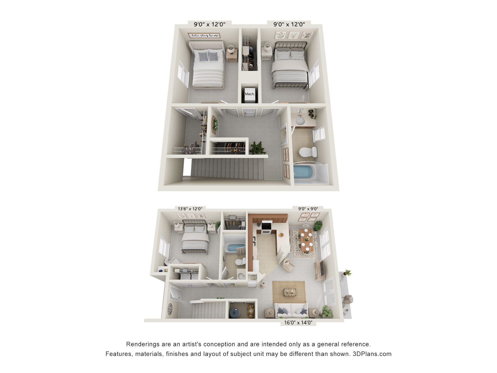 Townhomes floor plan
