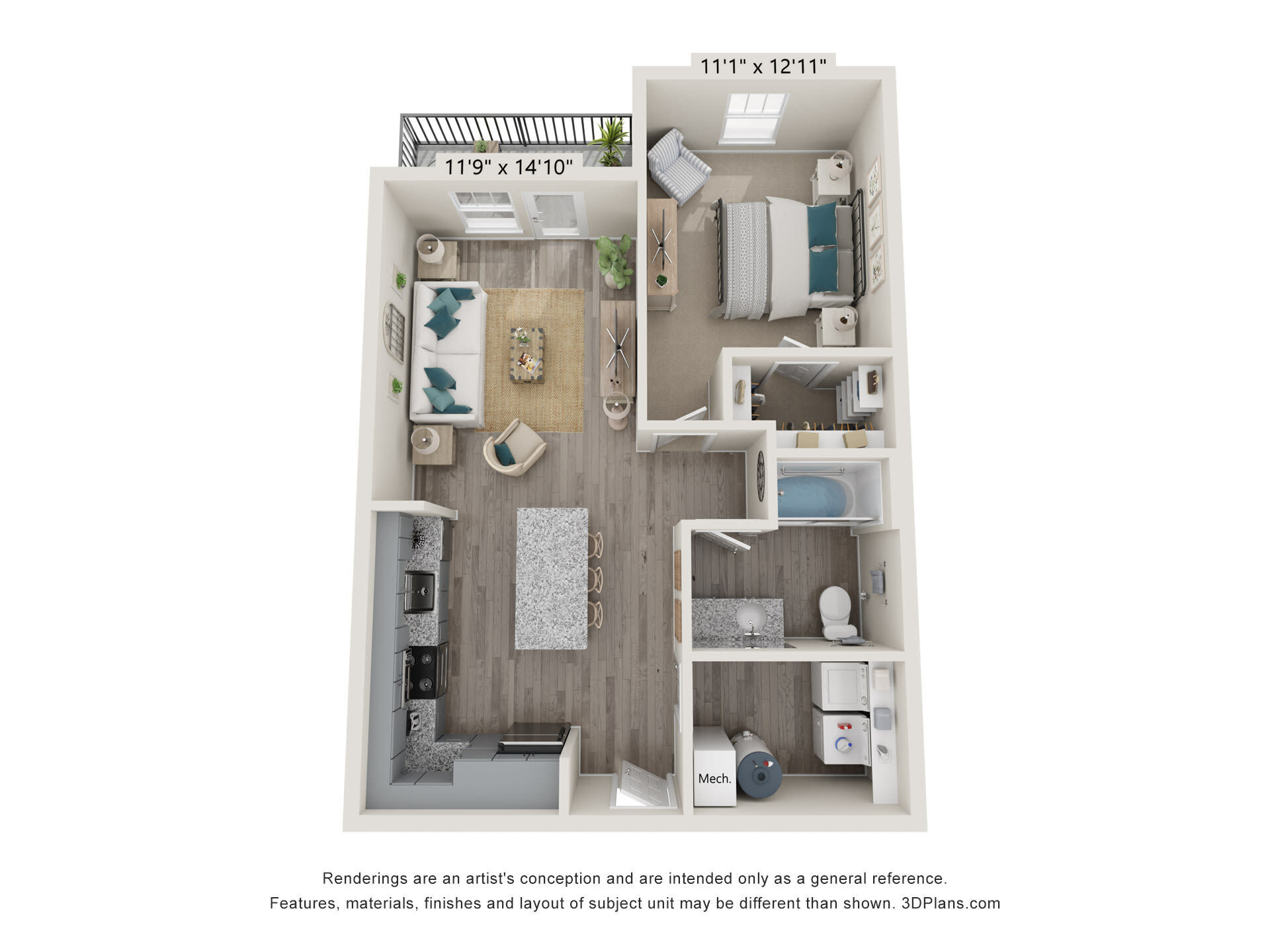 A1 floor plan