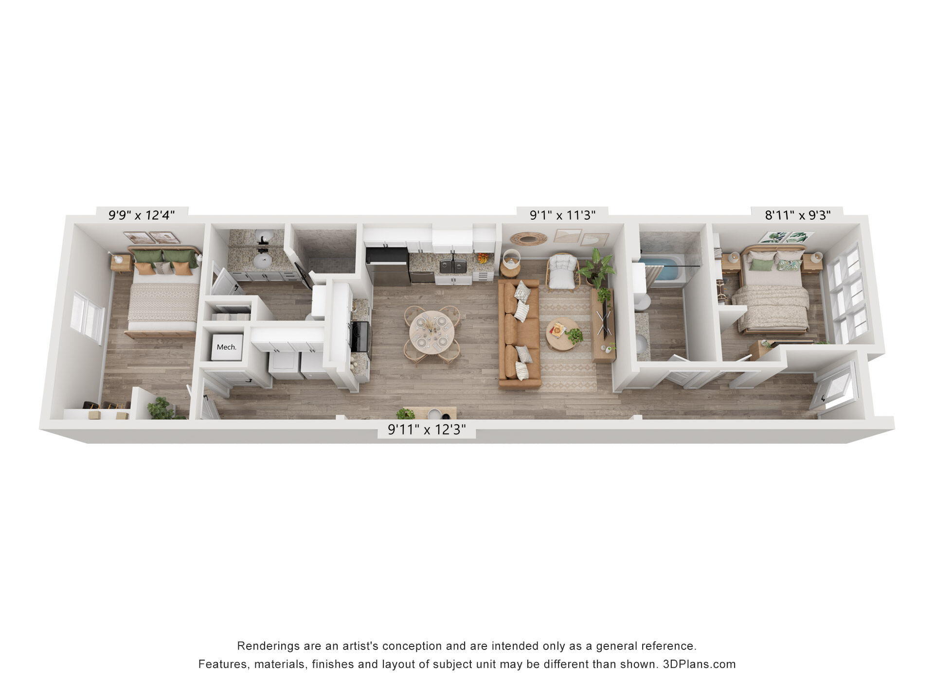 A1 floor plan