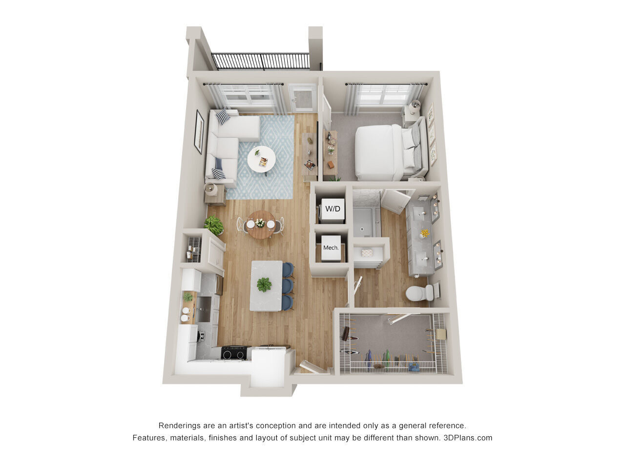 A1-S floor plan