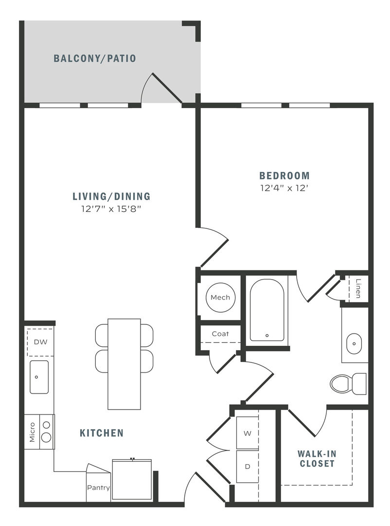 1 Bedroom Apartment – 9302 Fry Road #1116, Cypress, TX 77433