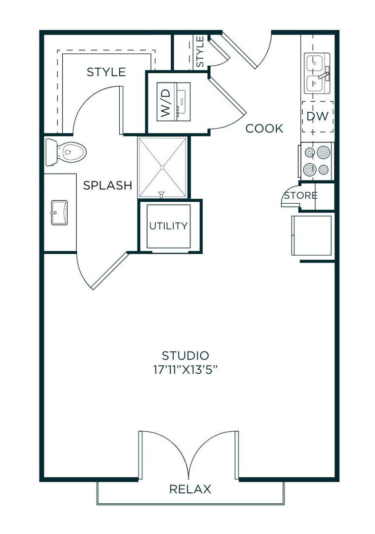 Studio Apartment – 7110 Ardmore Street #4174, Houston, TX 77054