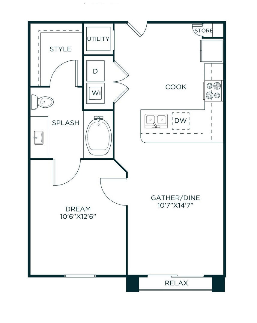 1 Bedroom Apartment – 7110 Ardmore Street #3134, Houston, TX 77054