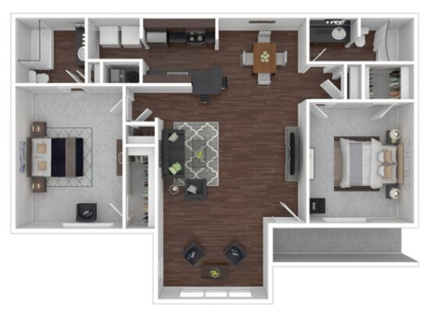 2 Bedroom Apartment – 820 Hampton Rd #2205, Mcdonough, GA 30253